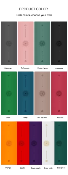 Lezyan 183cmx68cmx5mm Yoga Mat Non-slip For Gym Fitness Sports Pilates Exercise Mats natural rubber pu Ultralight