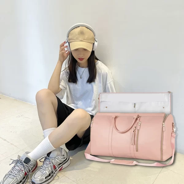 Sports Carry Bag Multifunctional Portable Gym Bags Large Capacity Foldable Wear-resistant Accessories for Travel Swimming