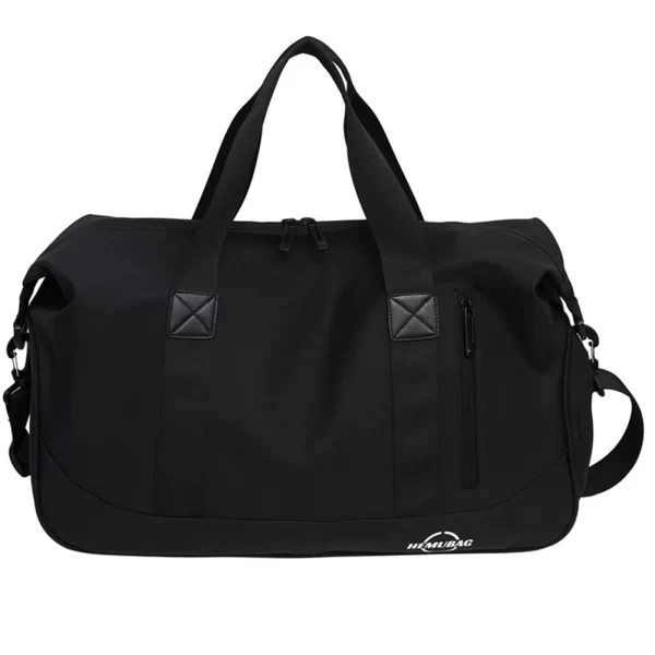 Sports Gym Bags Lightweight Gym Workout Bag with Shoes Compartment and Wet Pocket Fitness Bag Trolley Strap Design for Women Men