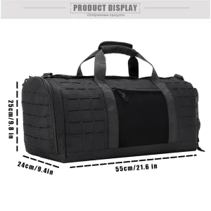 35L Gym Bag For Men Tactical Duffle Bag Military Fitness Training Bag Travel Work Out Shoulder Bags Sports Basketball Handbag