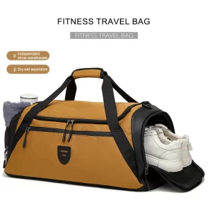 Men Sports Bag with Shoes Compartment Dry Wet Pocket Gym Bag Weekender Overnight Bags Workout Dance Bag Sports Gym Backpack
