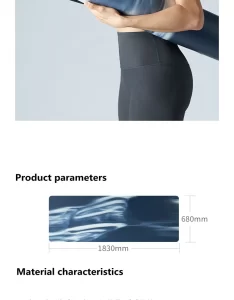 Lezyan Natural Rubber Pu Contrast Color Rubber Non-slip Soft Comfortable Aesthetic Yoga Mat Fitness Pilates Gym Workout exercise