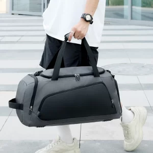 Men Gym Bags Fitness Training Outdoor Sport Handbag Travel Duffel Bags Dry Wet Separation Bags with Shoe Compartment Luggage Bag