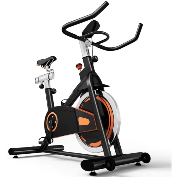 Cardio Fitness Cycling Exercise Bike Gym Workout Stationary Bicycle Freight Free Spinning Bikes Indoor Home Large Equipment Body