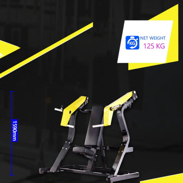 HOS-X007 shoulder press machine Sitting up oblique chest trainer Various types of fitness equipment gym factory outlet