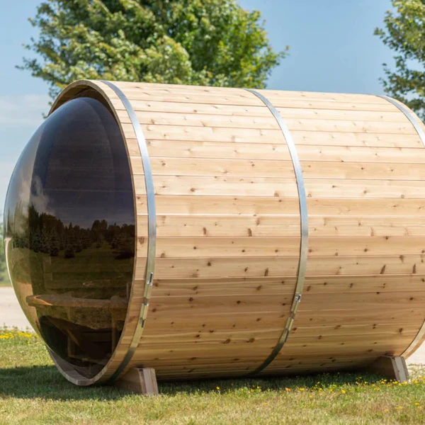 Panoramic Cedar Outdoor Sauna